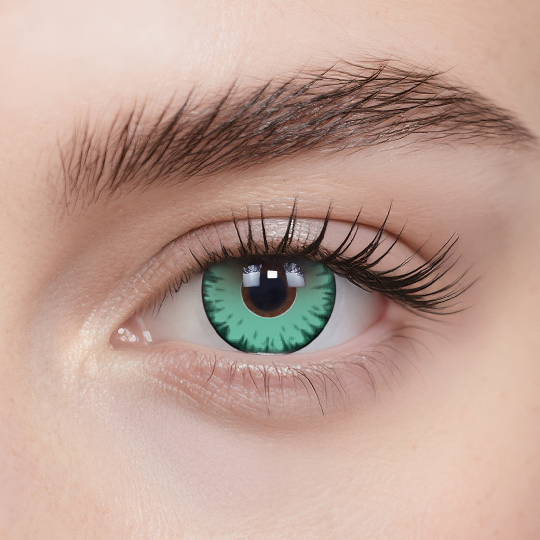 Wolf Green 6-Month Color Contacts