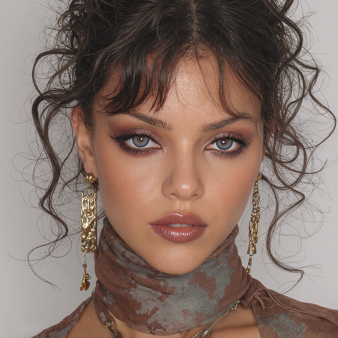 Denim Blue blue color contacts