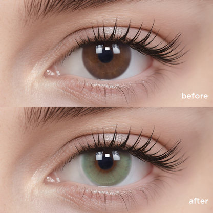 Secret Eden green color contacts