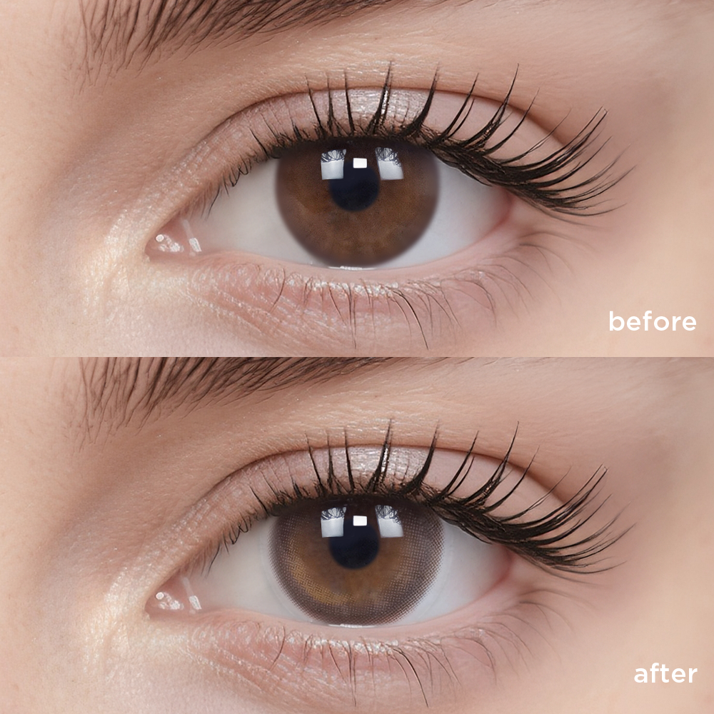 Cold Brew Oolong brown color contacts