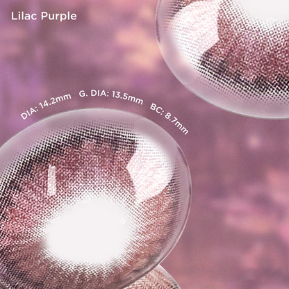 Lilac Purple purple color contacts