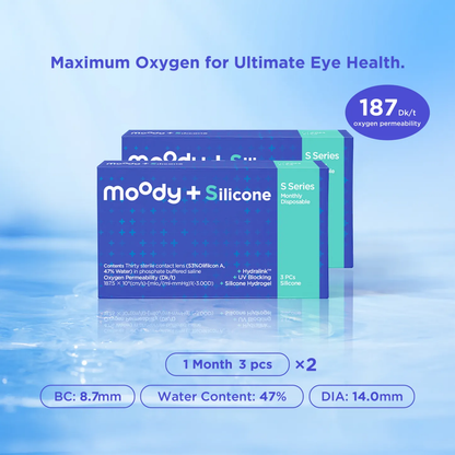 moodyPlus S Monthly Contacts 2 pack