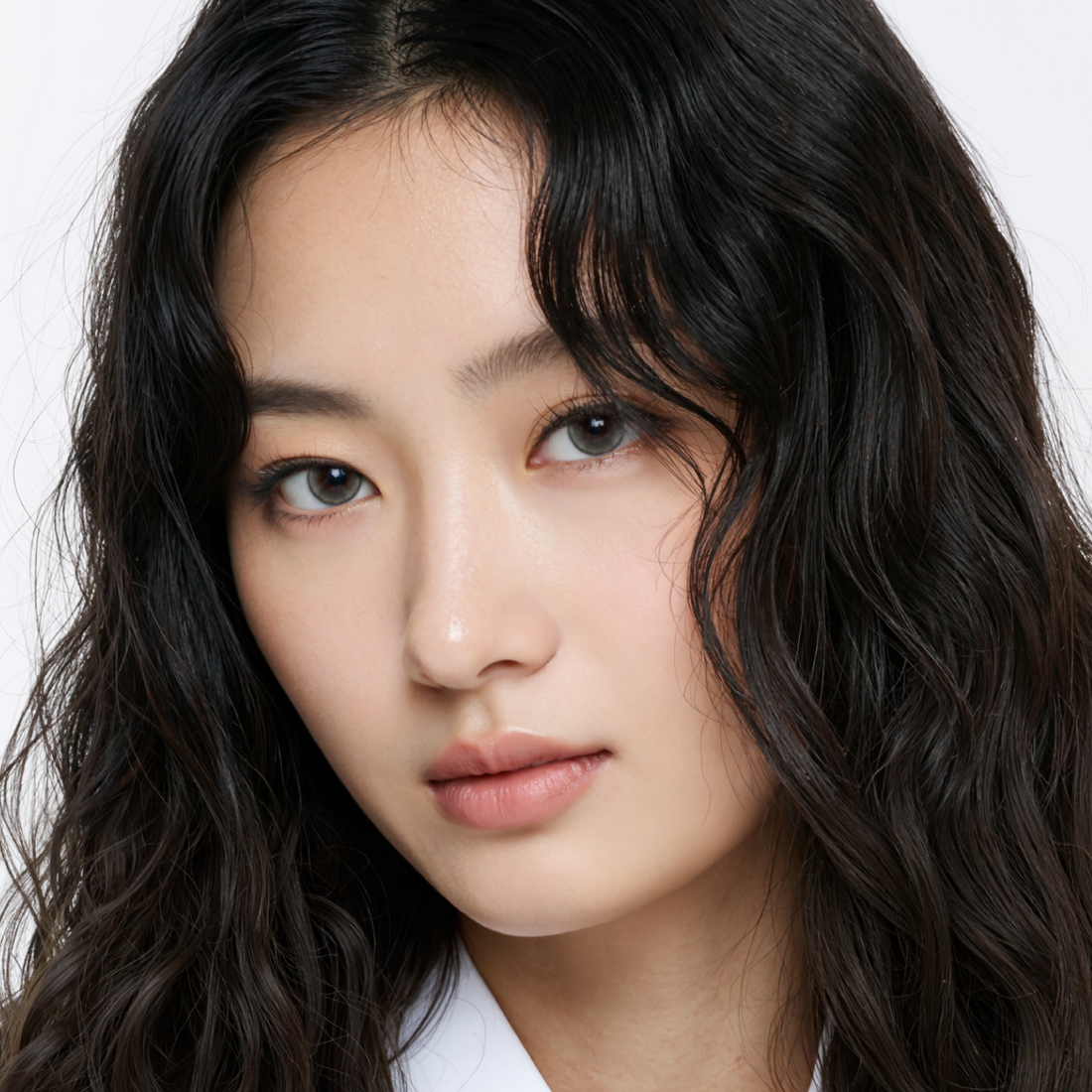 The Moon grey color contacts