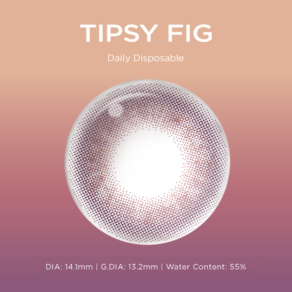 Tipsy Fig purple color contacts