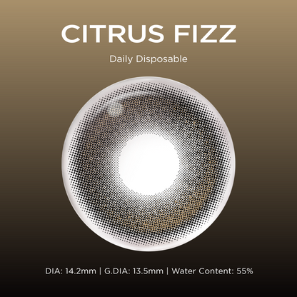 Citrus Fizz grey color contacts