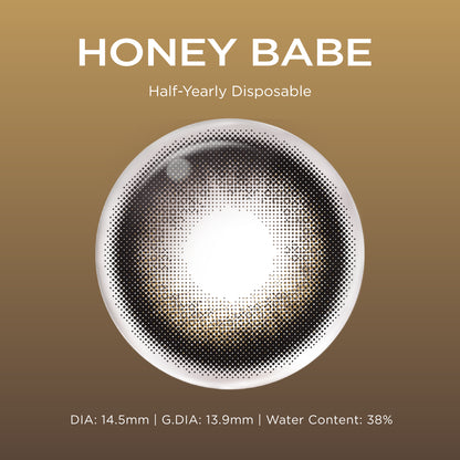 Honey Babe black color contacts