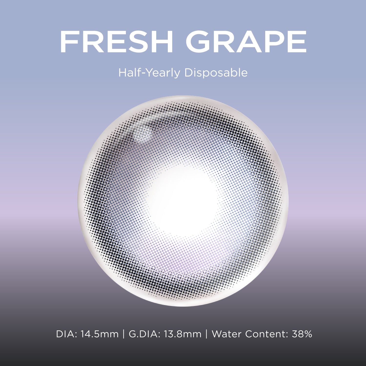 GlowyLock™ Fresh Grape Axis-Lock color contacts