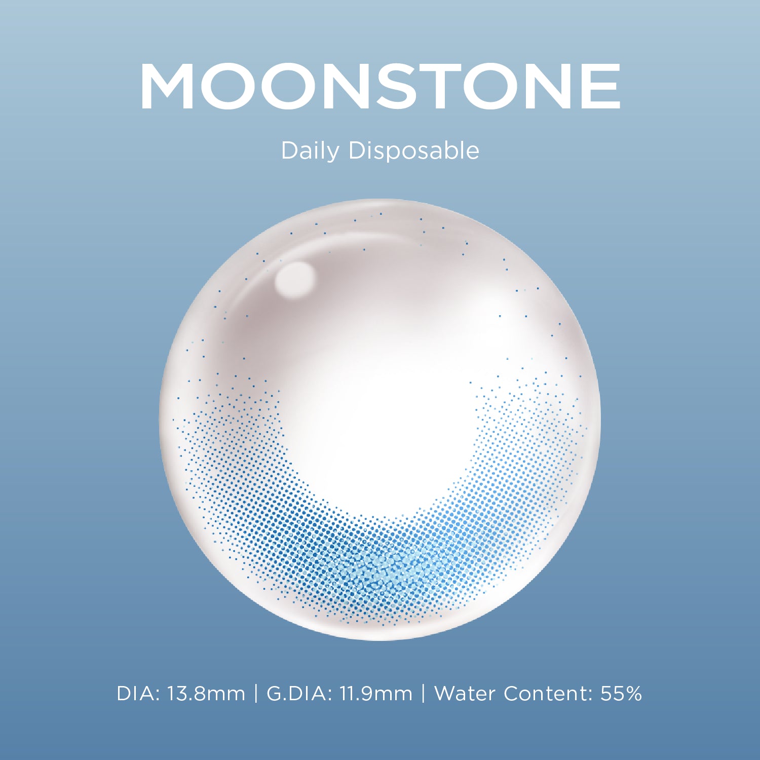 GlowyLock™ Moonstone Axis-Lock color contacts