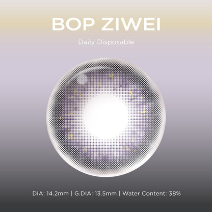 Bop Ziwei gold color contacts